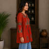 Heritage Print Flare Tunic
