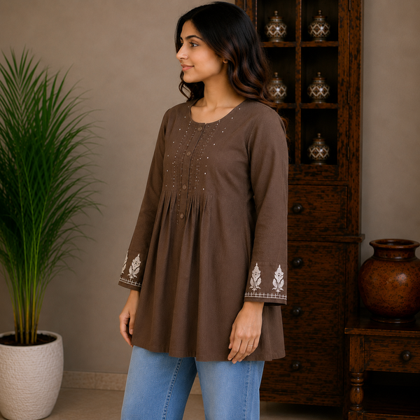 Heritage Pleat Tunic