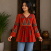 Heritage Print Flare Tunic