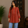 Ikat Flare Tunic
