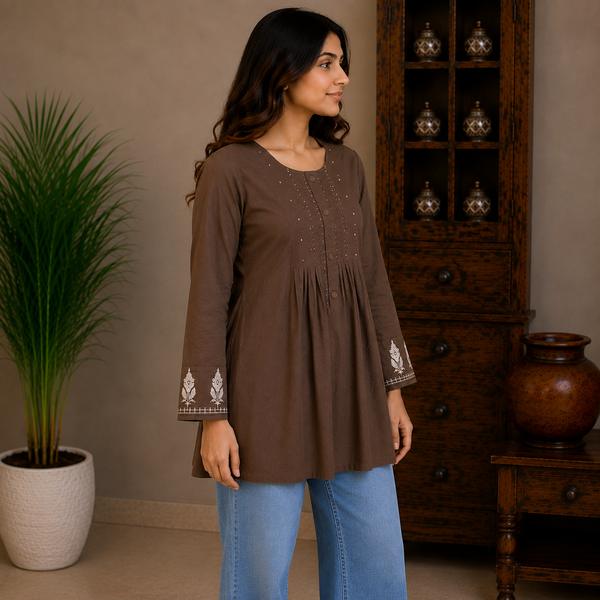 Heritage Pleat Tunic